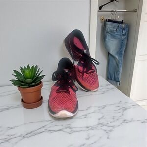 Nike Lunarlon‎ Running Shoes Women's Sneakers Athletic Pink Black Size 7